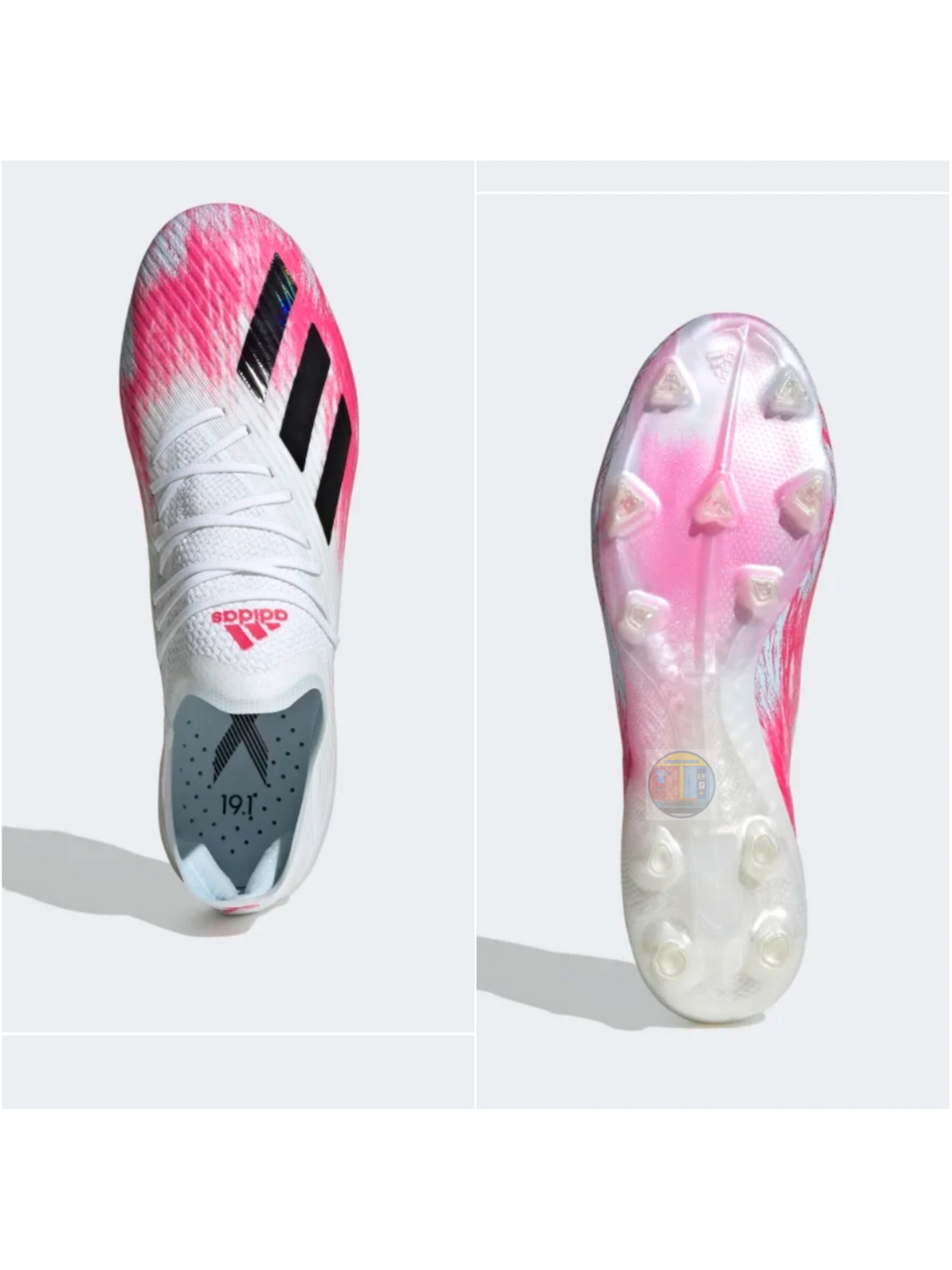 X Speedflow 19.1 FG - WhiteShock Pink