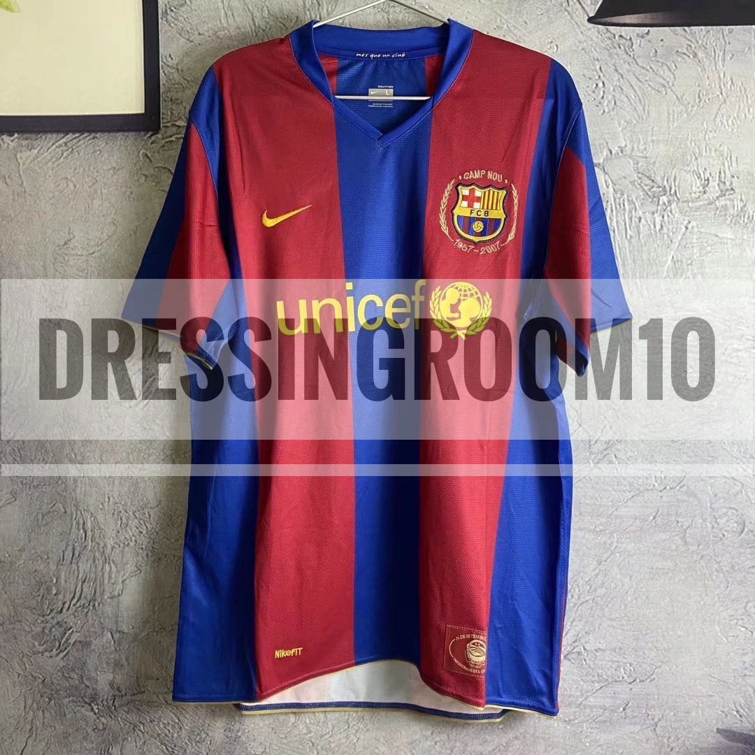 Barcelona 2007-08 Home Retro Jersey