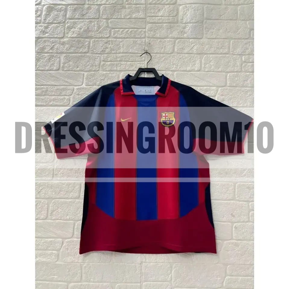 Barcelona 2003-04 Home Retro Jersey