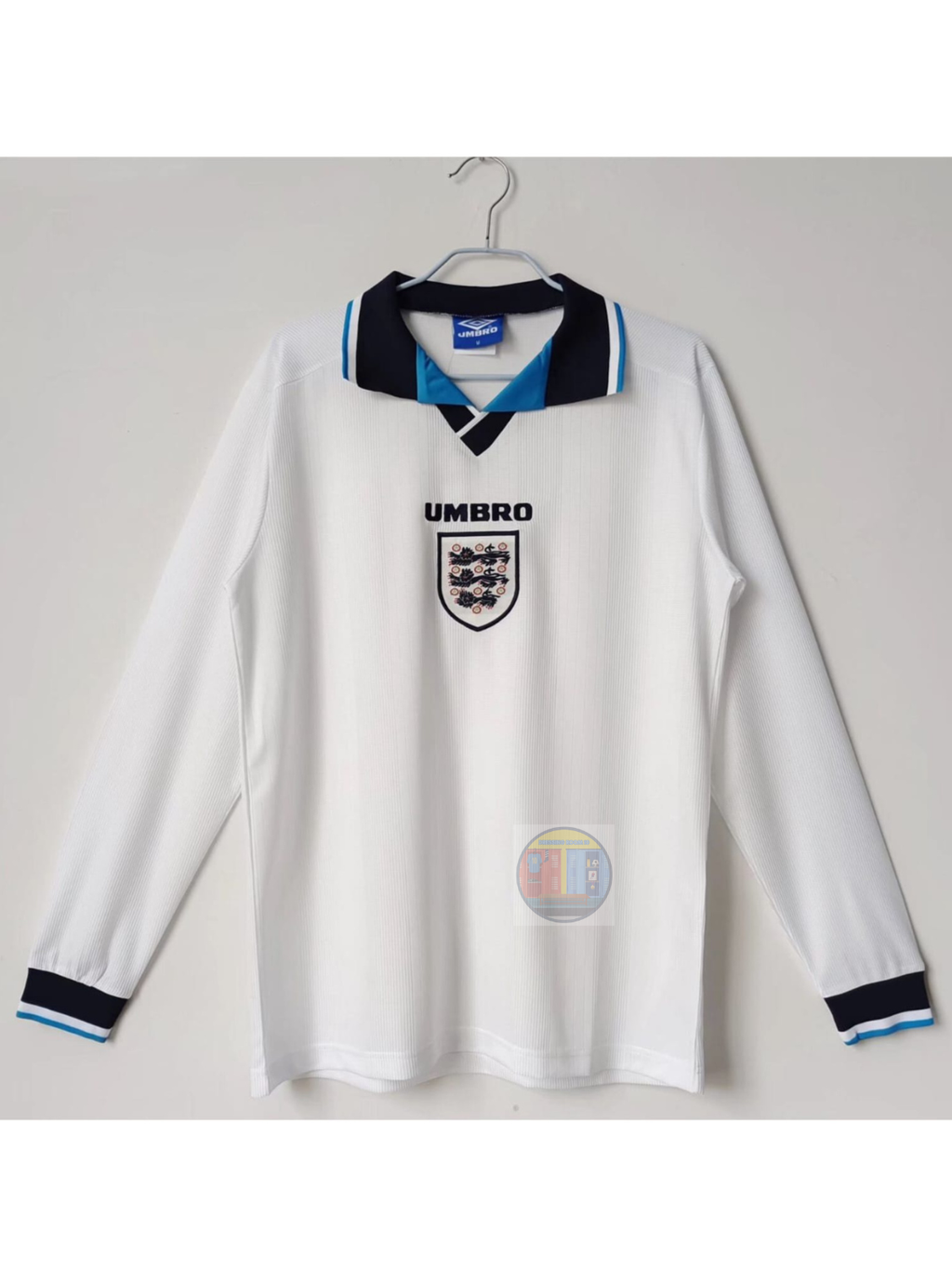 England 1996 Home Retro Full Sleeves Jersey