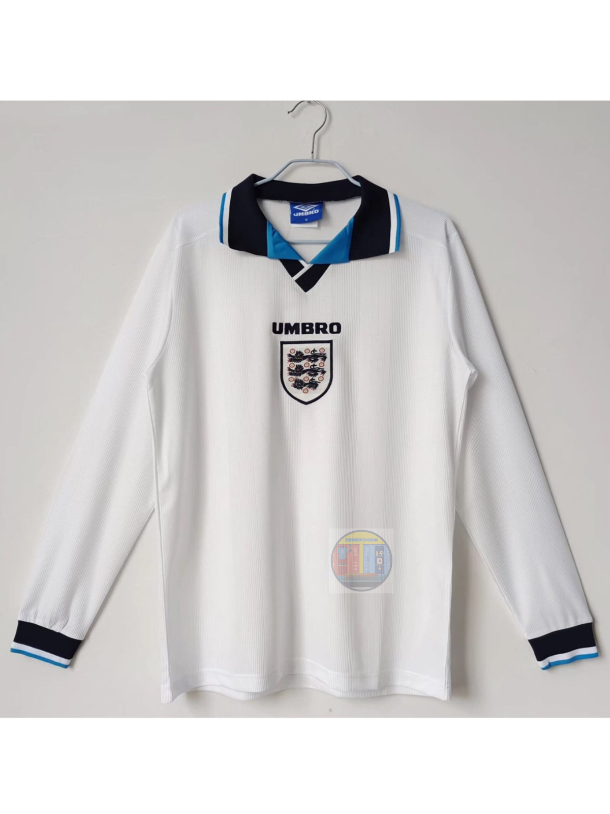 England 1996 Home Retro Full Sleeves Jersey