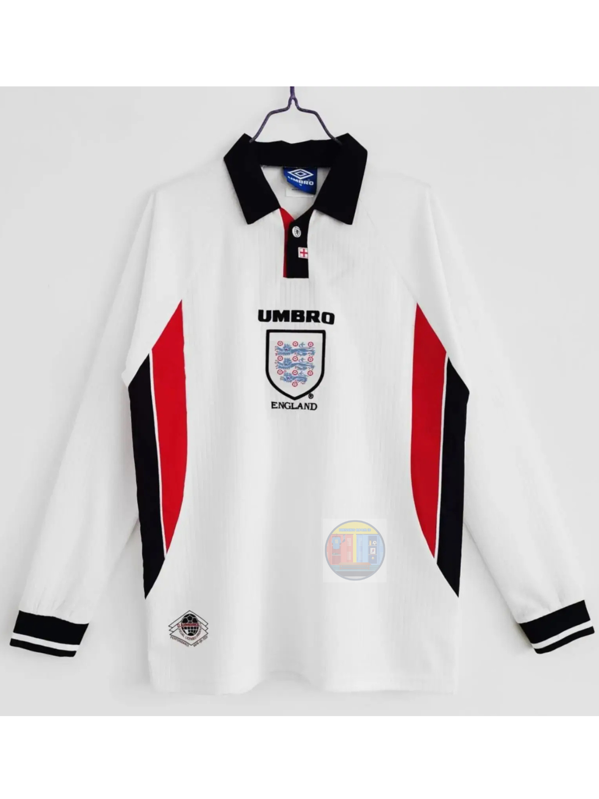England 1998 Home Retro Full Sleeves Jersey