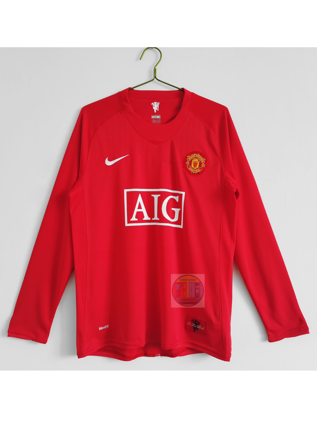 United 2007-08 Home Retro Full Sleeves Jersey