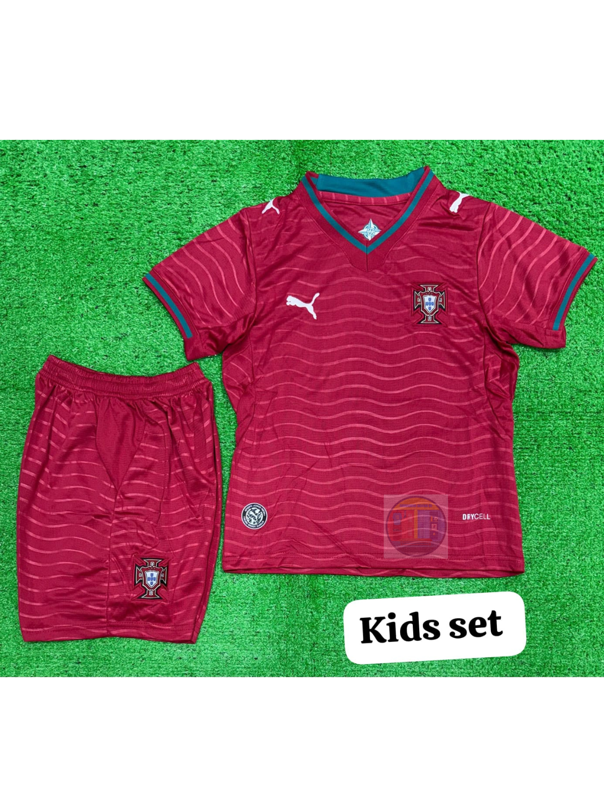 Portugal 26 Home Kids Set Jersey