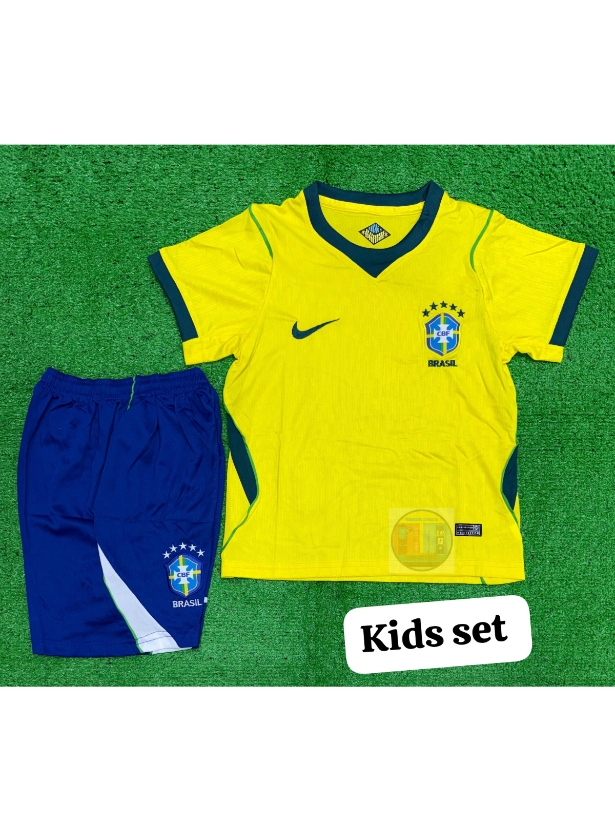 Brazil 26 Home Kids Set Jersey