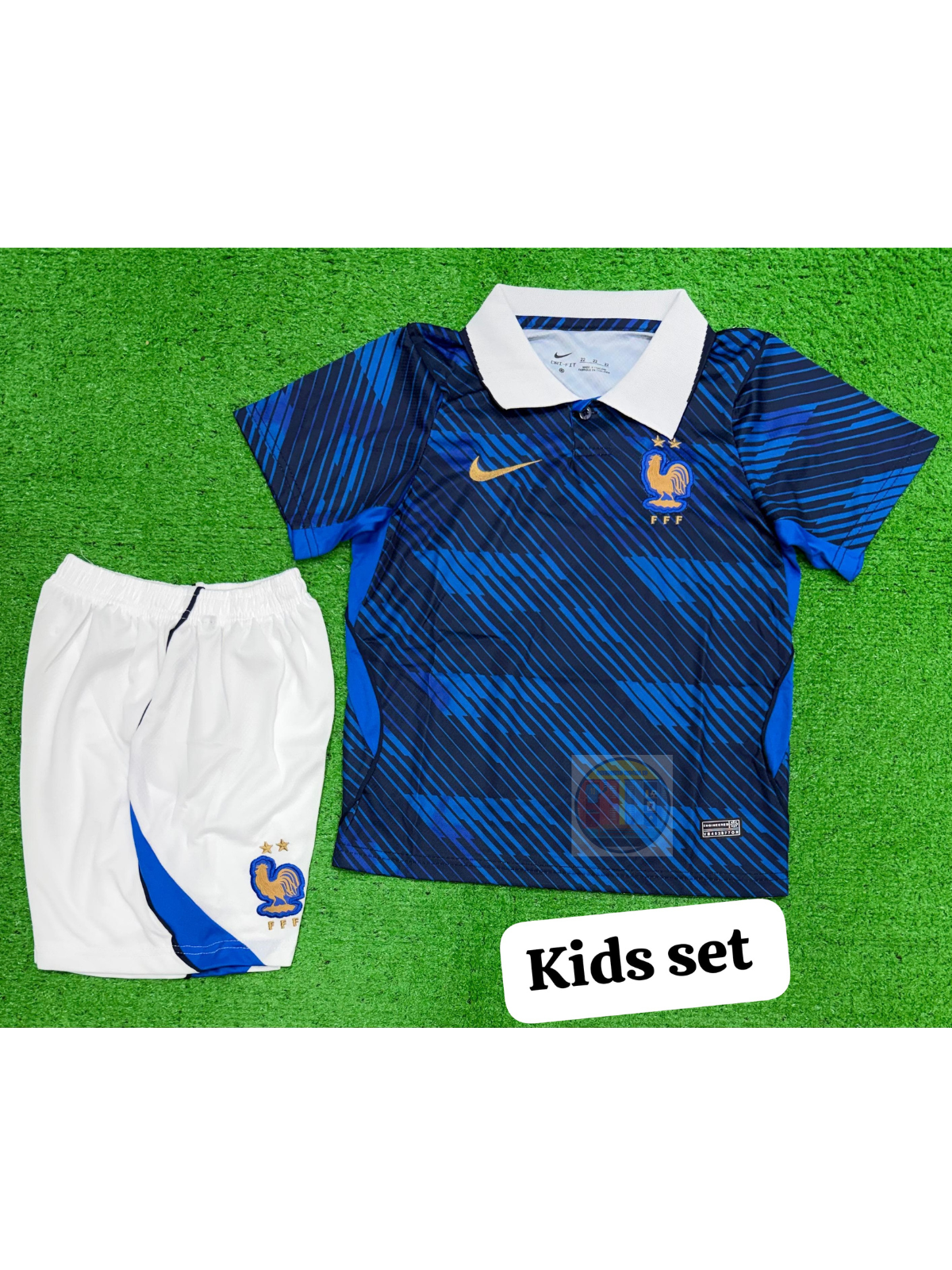 France 26 Home Kids Set Jersey