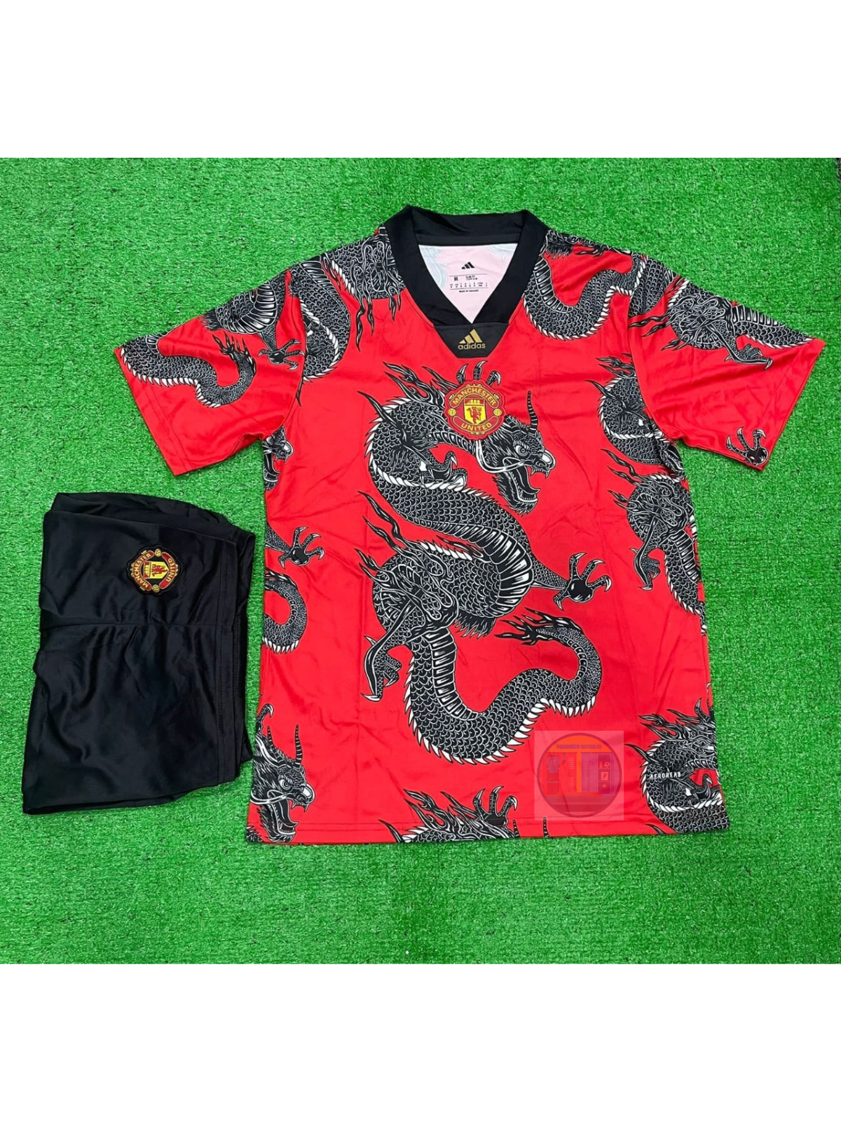 United 19-20 Chinese New Year Retro First Grade Full Set Jersey