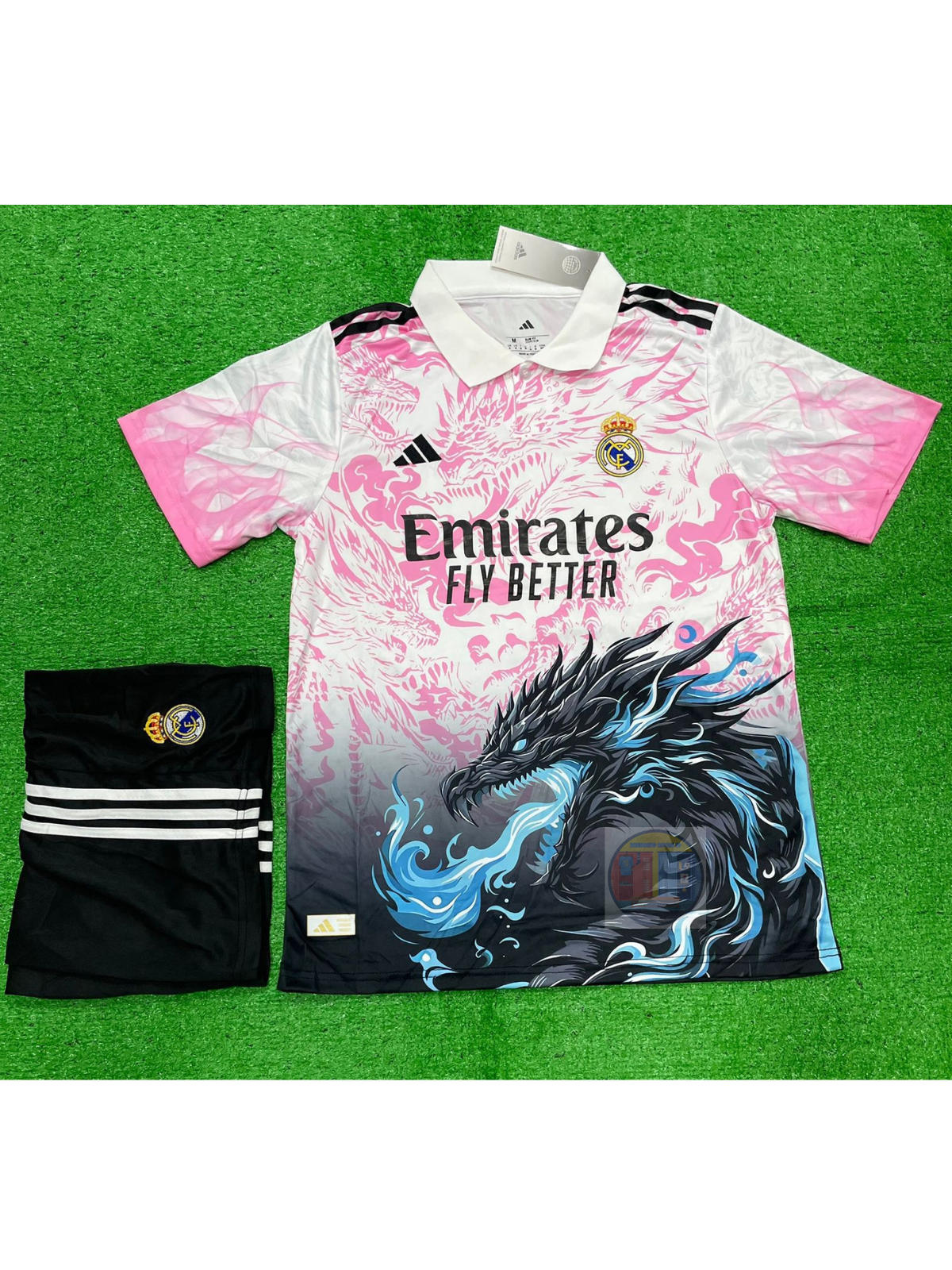 Real Blue Flame Dragon First Grade Full Set Jersey