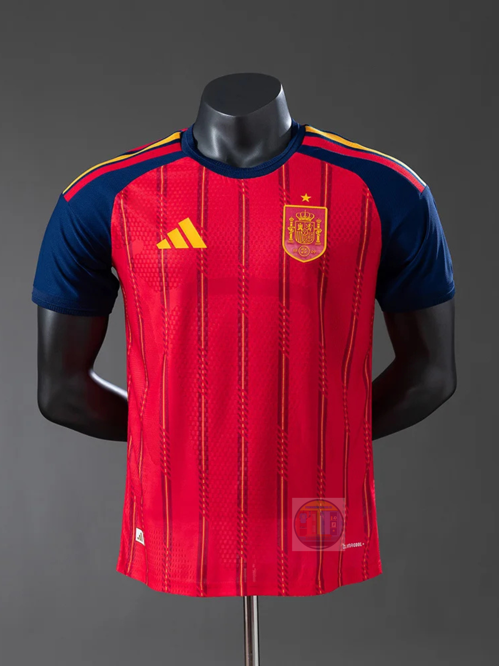 Spain 26 Home Player Version Jersey