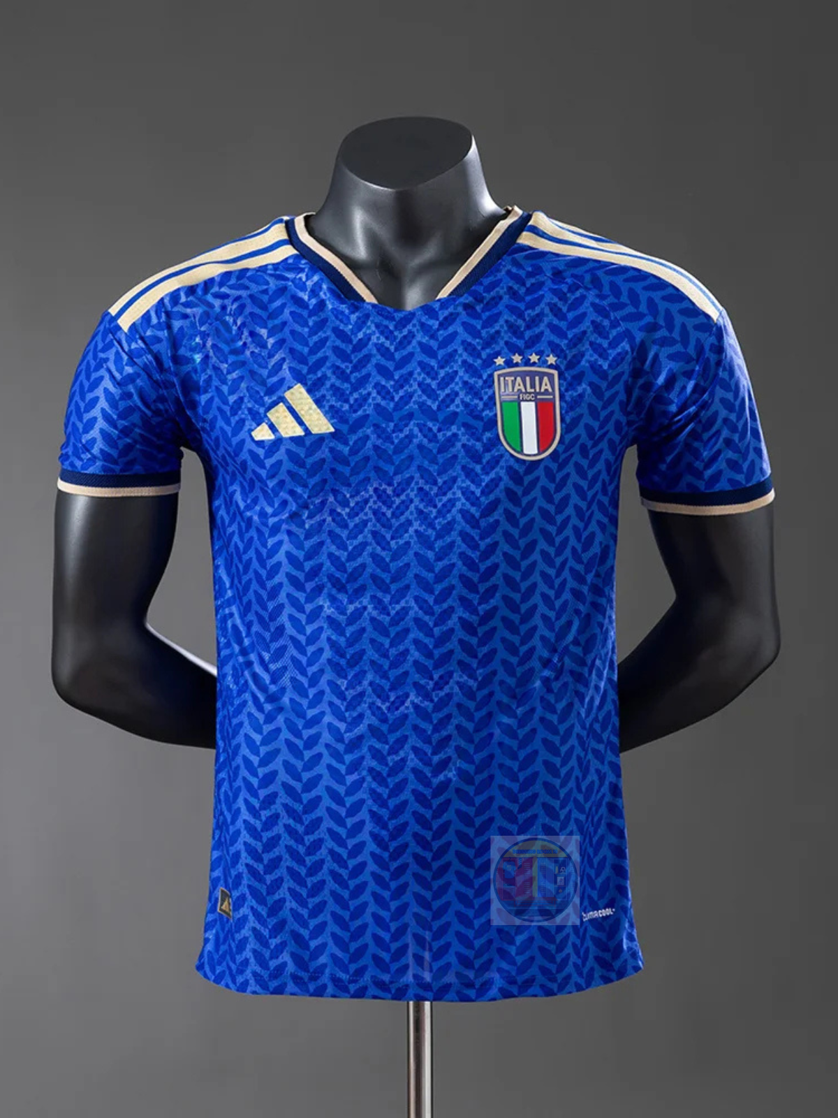 Italy 26 Home Player Version Jersey