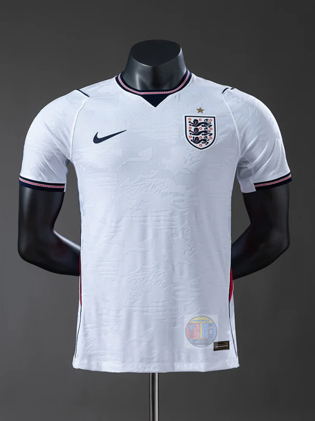 England 26 Home Player Version Jersey