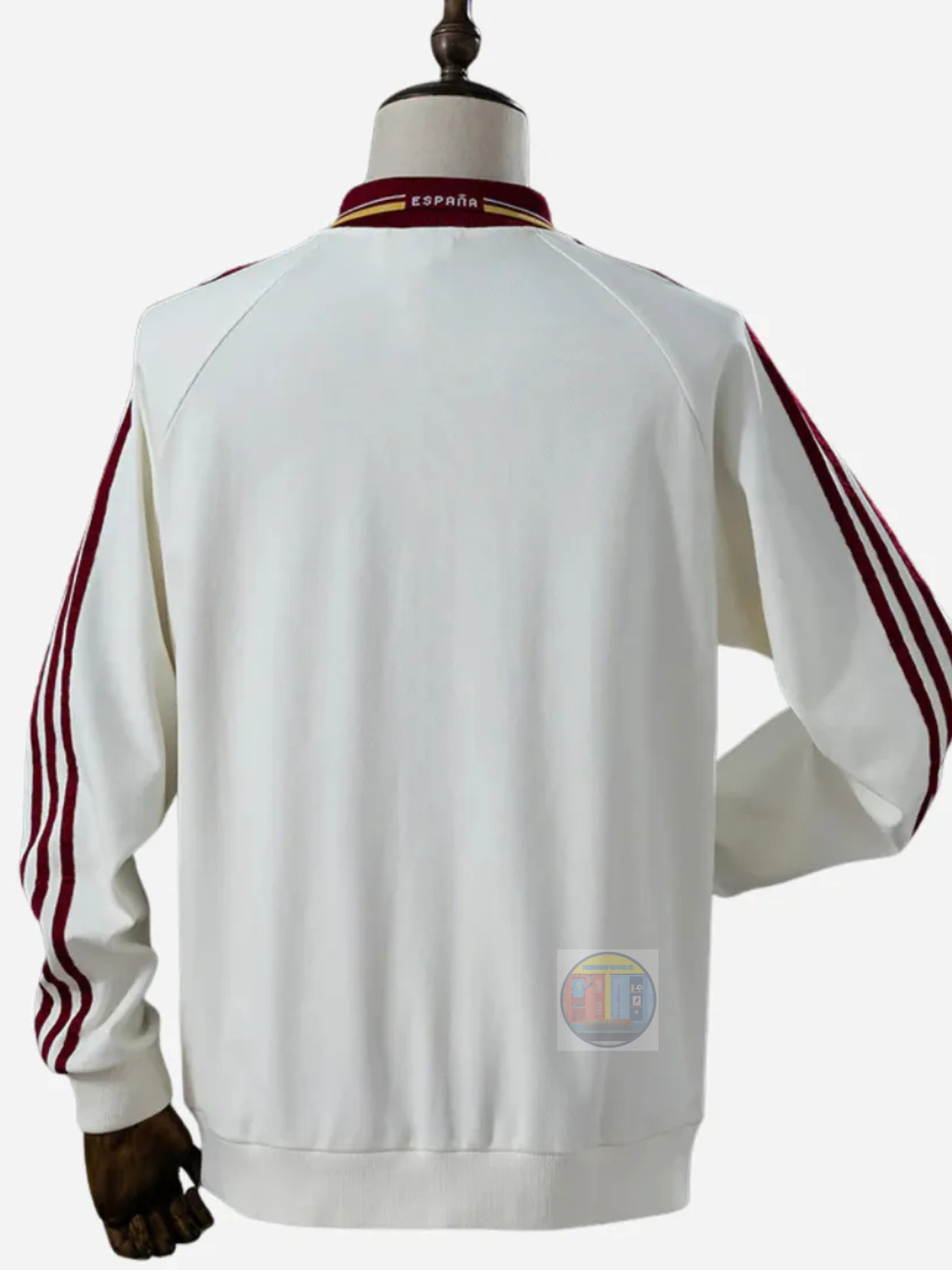 Spain 26 White Maroon Windbreaker